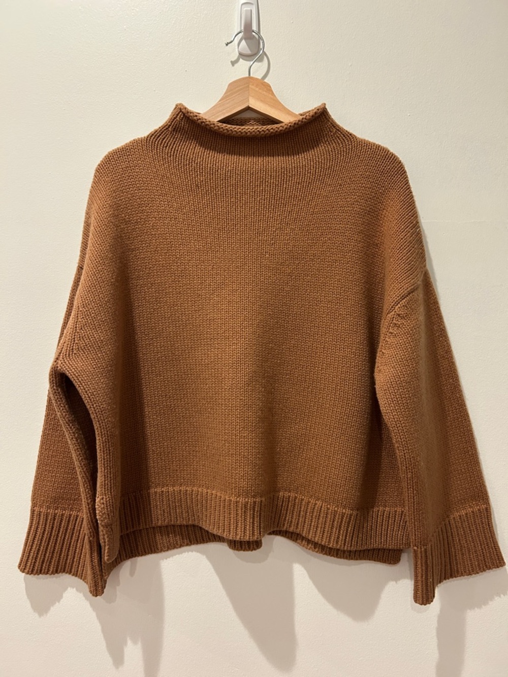 Demylee X J.Crew body rollneck sweater - Camel XS